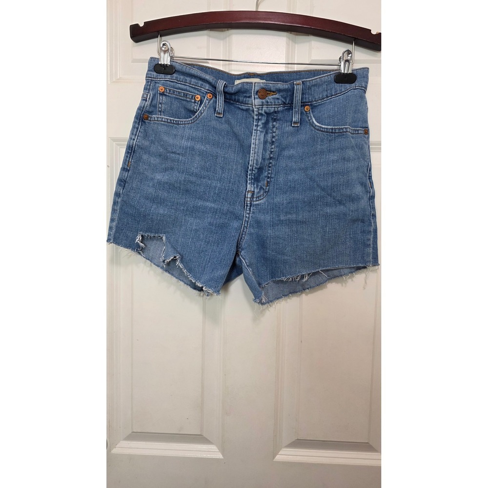 Madewell The Perfect Vintage Jean Shorts Womens 29 Blue‎ Denim Cutoff High Rise